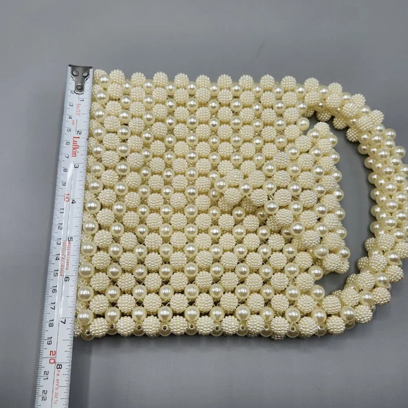 Handmade Pearly Berry Beaded Bag Clutch Purse Handbag - Picture 10 of 10